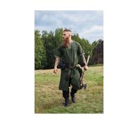 Wikinger Kurzarmtunika mit Bordüre "Richard" Grün XXXL