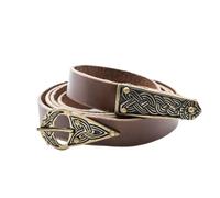 Battle-Merchant Frühmittelalterlicher Langgürtel aus Rindsleder