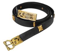 Wikinger Ledergürtel Waräger mit Drachenmotiven aus Messing - Outlet