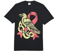 Wikinger nordischer Rabe - Kampf gegen Brustkrebs Comfort Colors Adult Heavyweight T-Shirt