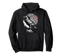 Wikinger Rabe Messenger Celtic Knotwork Nordic Pullover Hoodie