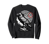 Wikinger Rabe Messenger Celtic Knotwork Nordic Sweatshirt
