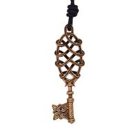 Wikinger Schlüssel-Anhänger aus Bronze, nordisches Amulett