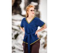 Wikinger Tunika Damen Blau "Matilda" XL