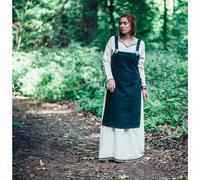 Wikinger Überkleid aus Wolle Grün "Aila" S/M