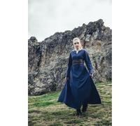 Wikinger Unterkleid Baumwolle Midnight Blue "Valdis" S