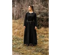 Wikinger Unterkleid Schwarz "Helga" L