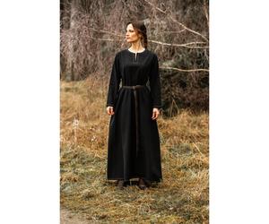 Wikinger Unterkleid Schwarz ""Helga"" L
