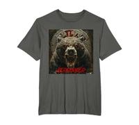 Wikinger Valhalla Berserker Bär Vikings Vegvisir Geschenk T-Shirt