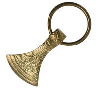 Wikingeraxt mit Prägung im Jellinge-Stil, Halskette oder Schlüsselanhänger