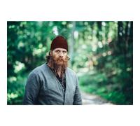 Wikingermütze aus Wolle Rot "Ari"