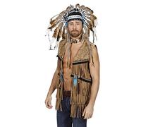 Wilbers NEU Herren-Weste Indianer mit Fransen, Gr. 52