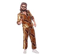 WILBERS & WILBERS 5074-80er / 90er Jahre Trainingsanzug für Herren, zweiteilig, Party Outfit