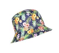 WILBERS & WILBERS - Fischerhut für Erwachsene, sommerliches Motiv, Anglerhut, Sonnenhut, Accessoire für Party Outfit, Festival