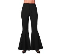 WILBERS & WILBERS 4118 - Flared Hippie Hose, Schlaghose für Festivals, Karneval, 70er Jahre Mottoparty