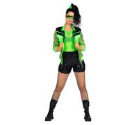WILBERS & WILBERS 4098-36 80er / 90er Jahre Partyjacke, Damen, Grün, 36