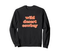 Wild Desert Cowboy Retro Western Typography Graphic Sweatshirt