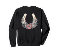 Wild Horses Wildflowers Cowgirl Country Western Rodeos Sweatshirt