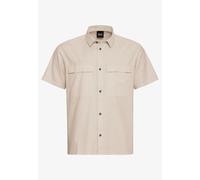 Outdoorhemd JACK WOLFSKIN "WILD NEP SHIRT M", Herren, Gr. L (52), Normalgrößen, oyster, Obermaterial: 97% BAUMWOLLE, 3% SONSTIGE FASERN, Hemden (53250260-L) oyster