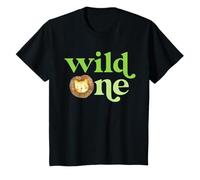 Wild One Baby Zoo Geburtstagskind Dschungelsafari Tier Kinder T-Shirt