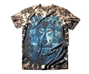 Wild T-Shirt | Biker | Motorradfahrer | Reape+r|Death|Wolf|Indianer|Tieren|Totenkopf|Skull|Damen & Herren|Full Body Pattern|Merchandise|Oversize (as3, Alpha, x_l, Regular, Regular, V1)