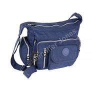 WILD THINGS ONLY !!! Bag Street Umhängetasche Bodybag Nylon, ohne, 30x22x15cm, Blau