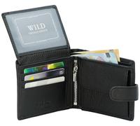 WILD THINGS ONLY !!! Große Herren Geldbörse Echt-Leder RFID-Schutz