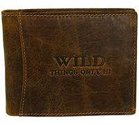 WILD THINGS ONLY !!! Herren Geldbörse Echt-Leder mit RFID-Schutz