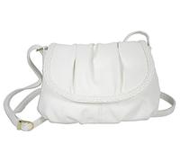 WILD THINGS ONLY !!! Kleine elegante Damen Umhängetasche Abendtasche 23 x 14 cm Farbe Weiß