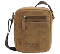 WILD THINGS ONLY !!! - Rustikal Optik Herren Leder Umhängetasche
