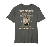 WILD WEST AMERICAN OUTLAW : Billy the Kid T-Shirt