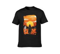 Wild West Outlaw Damen Rdr2 Arthur Morgan Men's T-Shirt Black Graphic Unisex Tee Shirt L