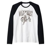 Wild West Western Cowboy Rodeo Country Music Damen Herren Kind Raglan