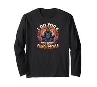 Wild Yoga Gorilla Silver Back Relax Langarmshirt