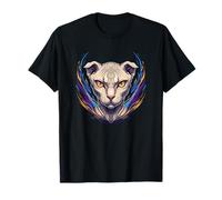 Wilde Raubkatze White Panther Tribal Aura Power T-Shirt