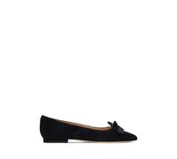 Wildleder-Ballerina Londyn mit Schleife EU 37 Black