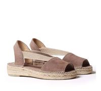 Wildleder-Espadrille für Damen - Ella - Taupe, 38 EU