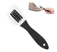 Wildleder Schuhputzbürste Nubuk Velours Leder Zwei-Seiten Schuhpolitur-Reinigung Bürste