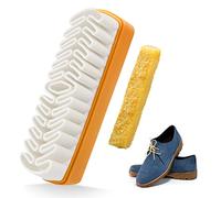 Wildlederbürste für Schuhe, Wildleder Bürste und Schuhbürste Wildleder Radiergummi Schuhbürste Weich Strapazierfähige Nubukleder Bürste Nubukbürste zur Reinigung von Schuhen/Stiefeln/Wildlederzubehör