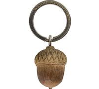 WILDLIFEGARDEN Wildlife Garden - Schlüsselring - Schlüsselanhänger - Eichel - Handgeschnitzt - Maße (ØxH): 2,2 x 6,5 cm