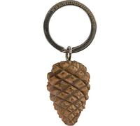 WILDLIFEGARDEN Wildlife Garden - Schlüsselring - Schlüsselanhänger - Zapfen - Handgeschnitzt - Maße (ØxH): 2,2 x 6,5 cm