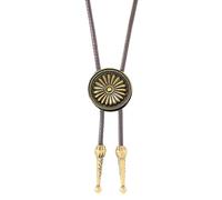 Wilgure 3. Bolos aus weichem PU-Leder, modernes Metalldekor, bequemes Unisex-Accessoire für alle Gelegenheiten, modisch, Unisex, Schmuck, Accessoires,