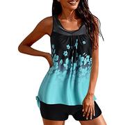 WILLBEST Badeanzug Hotpants Damen Hotpants Damen unterwäsche Sport Set rückenfreies Oberteil Bikinihose schwarz bauchweg Unterhosen Moderne bademode Bikini Hosen badeanzüge für Dame