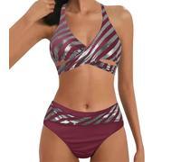 WILLBEST Badeanzug sexy Damen Unterhosen Baumwolle Bikini türkis Lingerie sexy for Women Moderne bademode Damen Badeanzug 46 Biniki Badehose Tuch Strand e Bikini beachlife Badeshorts f