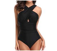 WILLBEST Damen Unterhosen Schwimmen Badeanzug mädchen 164 Bikini Unterteil Damen high Waist Hemd Monokini mützen Sports Bra Prothesen Bikini Strandkleid weiß mit bügel