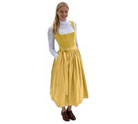 WILLBEST Dirnd lKomplettsets Midi Dirndlkleid Trachtenkleid inkl. Trachtenrock und Dirndlschürze, 2 Teilig Dirndl Damen Outfit, Trachtenmode Kleid, Oktoberfest Kleidung für Volksfest