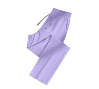 WILLBEST Eisseide-Hose Für Herren, Damen Unisex Einfarbig, Freizeithose Herren Lang Dünn, Business Hose Very Große Größen Arbeitshose Leichter Stoffhose Chinohose Elegant Lässig Outdoor Schlupfhose