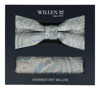 Willen - Schleife und Einstecktuch,Schleife blau,Schleife Hochzeit,Schleife Anzug,Schleife Hemd - Gr. - OS