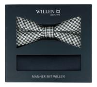 Willen - Schleife und Einstecktuch,Schleife blau,Schleife Hochzeit,Schleife Anzug,Schleife Hemd marine - Gr. - OS
