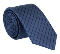 Krawatte aus reiner Seide (6,5 cm) One Size men Marineblau